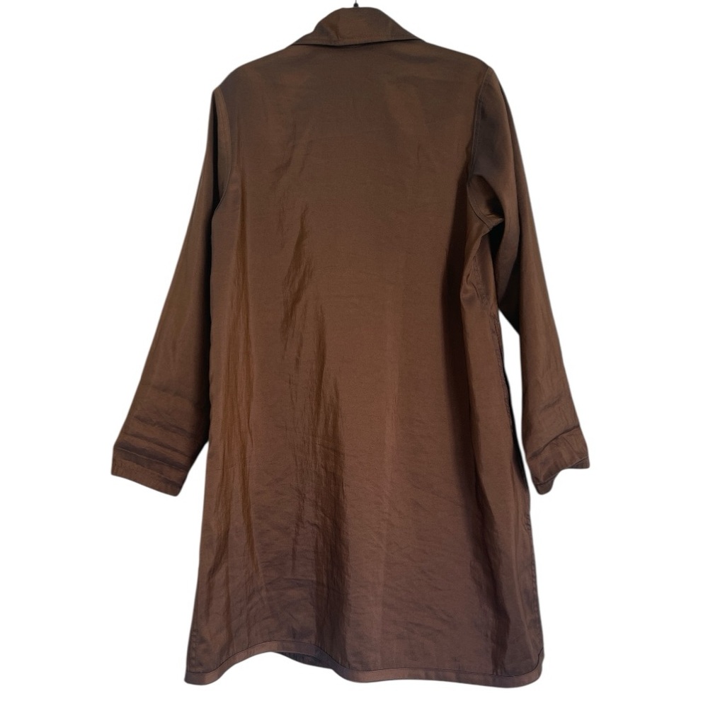 Mycra PAC Brown And Black Leopard Print Reversible Rain Coat - Picture 4 of 8